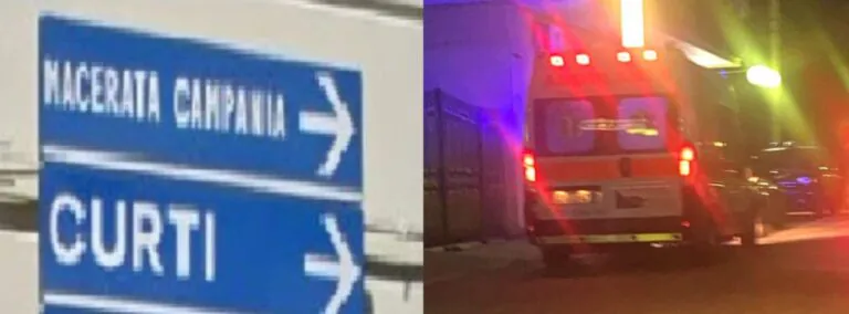 Brutto incidente al confine tra 2 comuni, centauro in ospedale