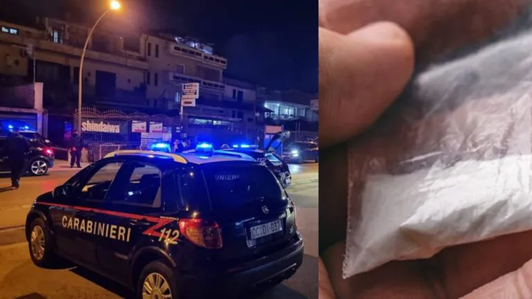 Giovane mette in moto e scappa al posto di blocco: preso dopo inseguimento. Aveva ‘coca’
