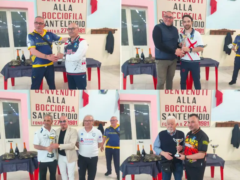 “Trofeo città di Casapulla”: i vincitori della gara di bocce