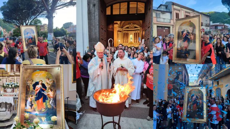 Frazione in festa per l’arrivo della “Madonna che scioglie i nodi”