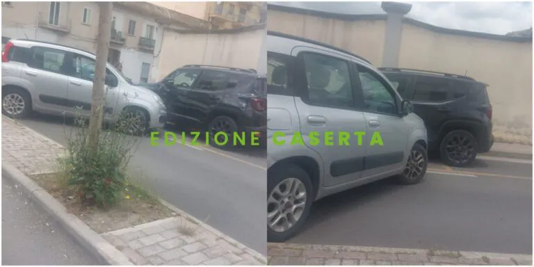 Scavalca corsia e finisce contro Jeep