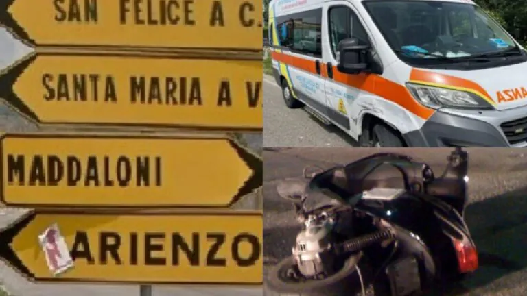 Impatto choc tra auto e scooter: due giovanissime trasportate in ospedale