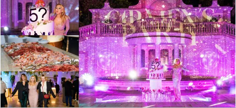 Festa da sogno per il compleanno dell’event manager Carmen Carfora