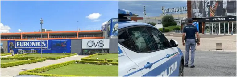 Porta via merce per 800 euro dallo store del Campania: acciuffato all’uscita