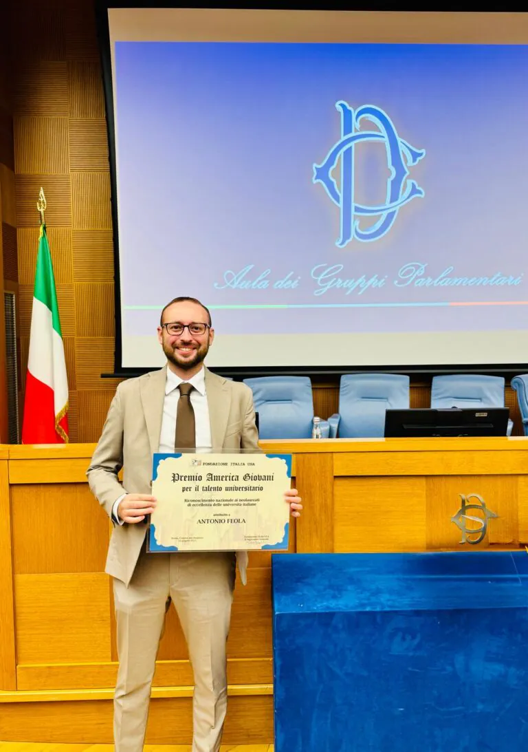 Premiato alla Camera dei Deputati il casertano Antonio Feola