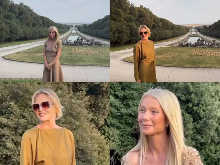 Stelle di Hollywood incantate dalla Reggia alla sfilata di Max Mara
