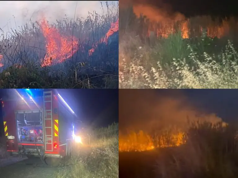 Scoppiano 2 roghi sul litorale: pompieri e Protezione Civile in azione