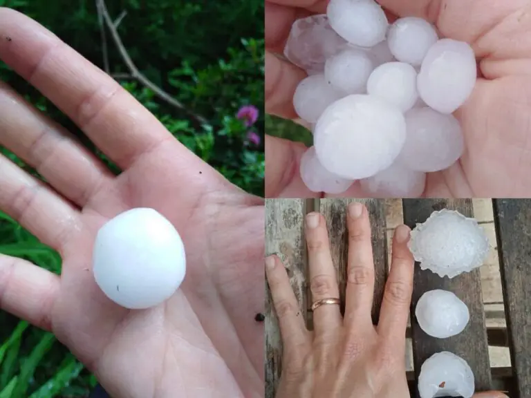 Maltempo in Italia: chicchi di grandine grossi come palle da ping pong
