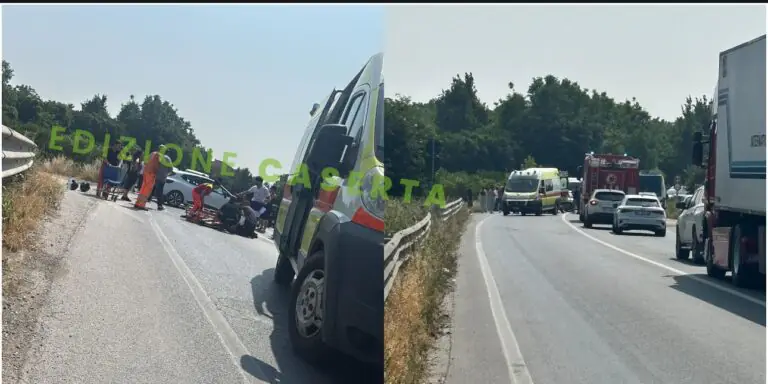 Terribile incidente sulla Nazionale: auto becca in pieno 2 centauri