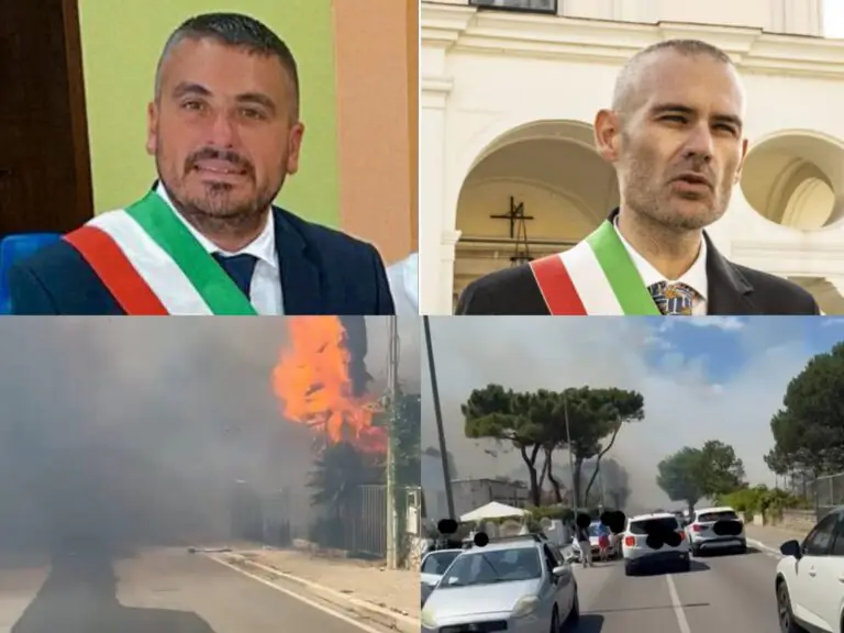 Incendi devastano il litorale: le dichiarazioni dei 2 sindaci