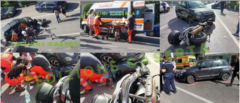 Impatto choc sulla Nazionale: con lo scooter finisce sotto l’auto
