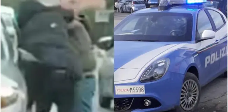 Follia in strada: suona il clacson all’auto davanti, scendono in 3 e lo gonfiano di botte