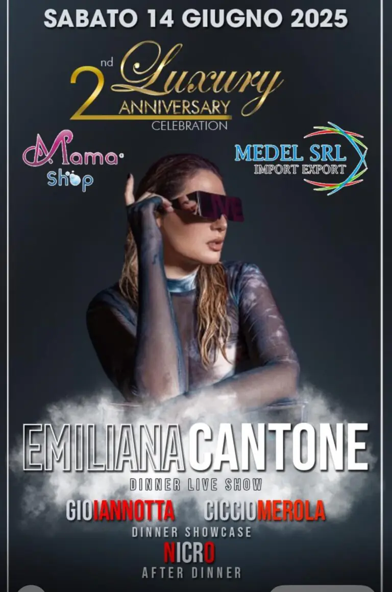 Dinner live show alla “Fattoria del Re”: ospite Emiliana Cantone