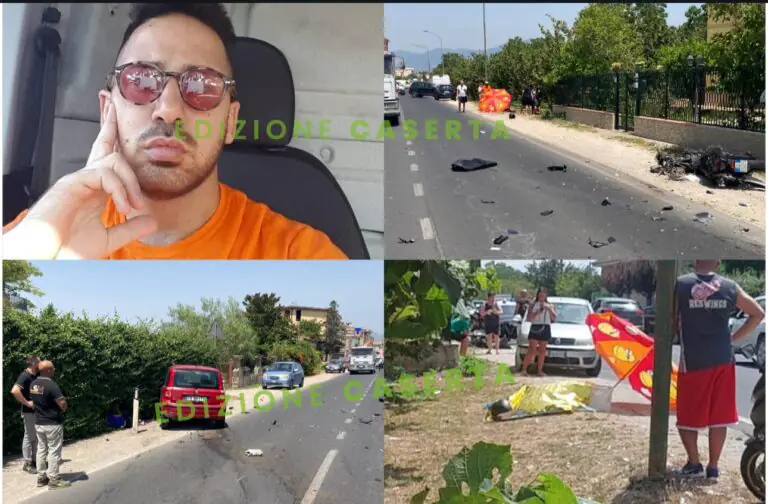 Frontale choc nella frazione: muore centauro 30enne. Addio Lorenzo…
