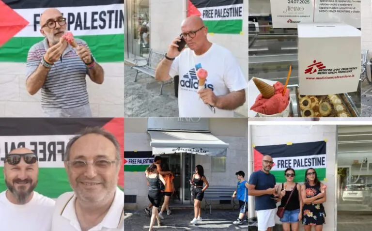 Successo per l’iniziativa “Gelato monogusto per la pace”: ricavato a popolazioni bombardate