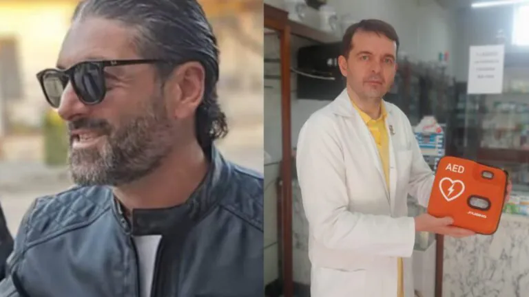 Piazza dotata di defibrillatore donato da nota farmacia. Le parole di Magliulo