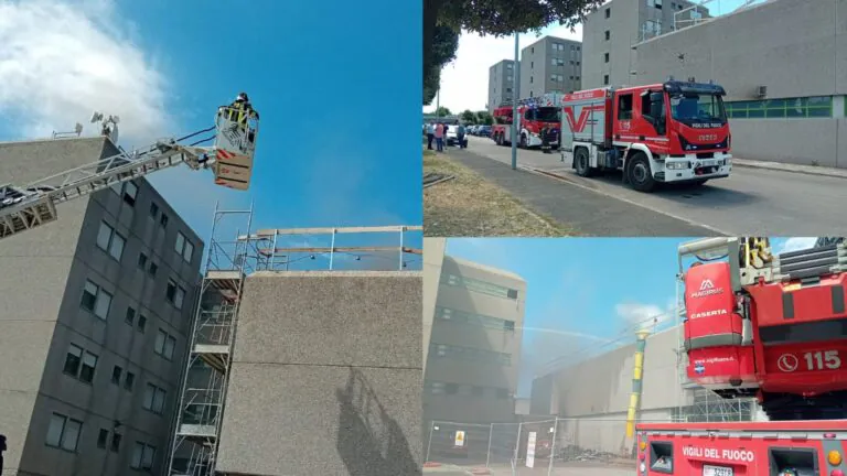 Choc nel carcere casertano: fumo e fiamme in una zona