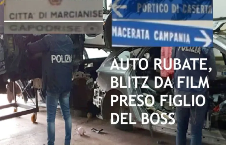 Giro di auto rubate, preso il figlio del boss. Si consegna l’amico