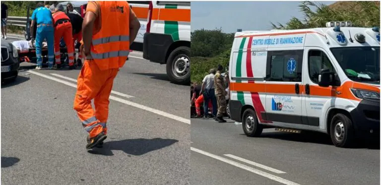 Terribile incidente sulla variante: uno trasportato d’urgenza