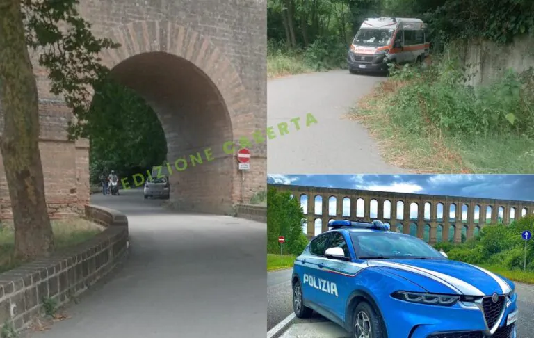 Tenta di lanciarsi dai Ponti della Valle, desiste e si taglia le vene: piombano polizia e ambulanza