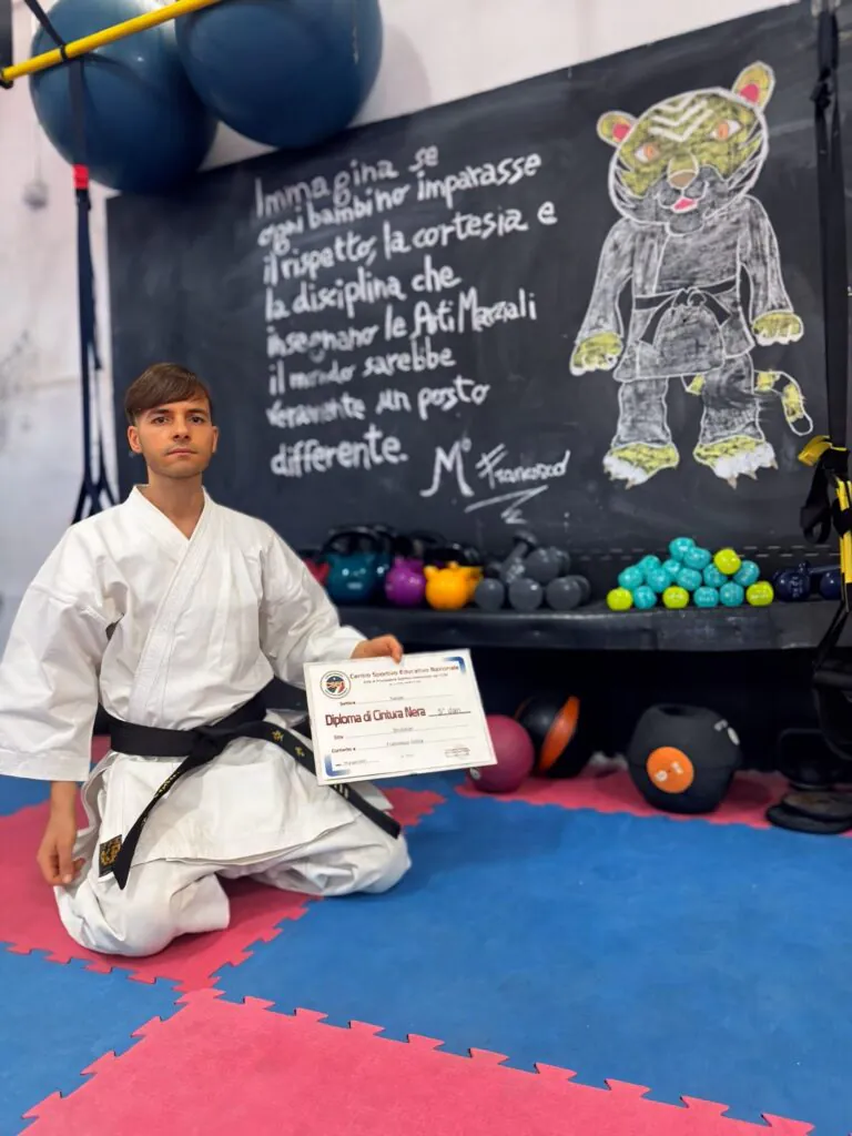 Francesco Iodice conquista il 5º Dan di Karate