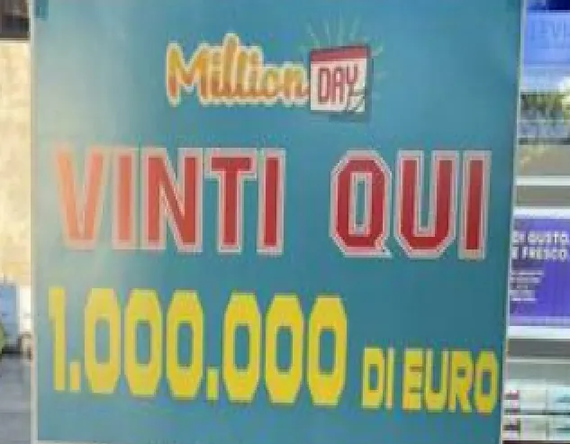 Valle d’oro: vince un milione di euro al distributore col MillionDay