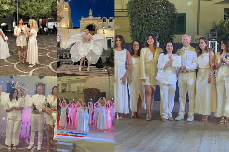 ‘Cena in bianco’ in piazza Aragona, elegante evento all’insegna del rispetto dell’ambiente