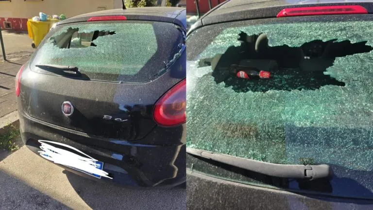 Raid nei pressi della Villa Comunale: assaltata auto