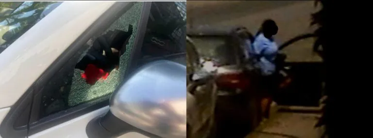 Assalta auto in pieno giorno, proprietario la coglie sul fatto