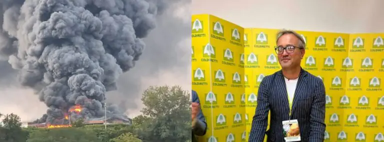 Maxi rogo nell’impianto di rifiuti: Coldiretti chiede tavolo tecnico regionale
