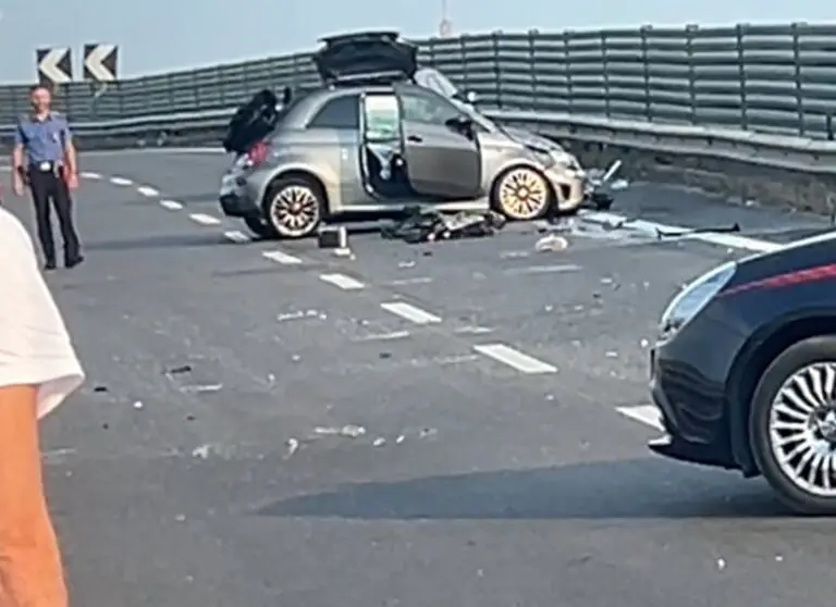 Ferragosto choc sull’Asse Mediano, 23enne sbalzato dall’auto