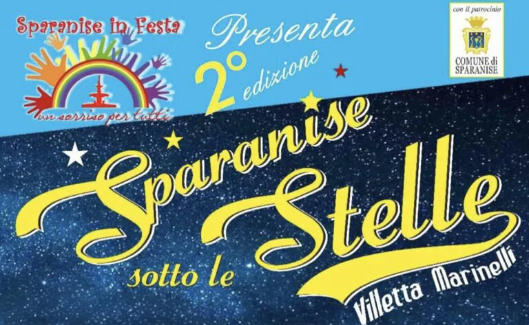Sparanise sotto le stelle: un weekend di eventi per la seconda edizione