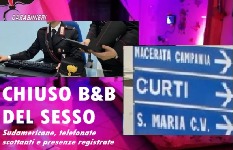 Scoperto B&B a luci rosse: spunta registro delle presenze dei clienti. E le telefonate hard…