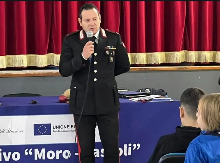 Il comandante della stazione carabinieri saluta dopo 3 anni di intensa attività