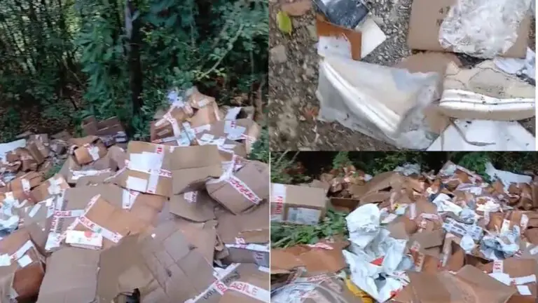 Sversati pacchi di un corriere sulla collina: malfattori arraffano la merce