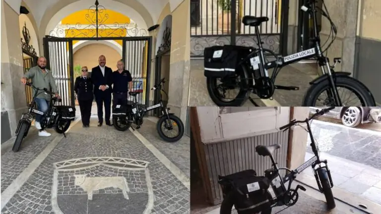 Due E-bike alla Polizia Municipale: “Investimento per garantire maggiore sicurezza”