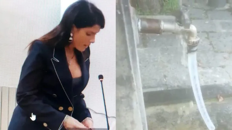 Fontana nei pressi della stazione perde acqua da mesi, l’appello della consigliera Cibelli