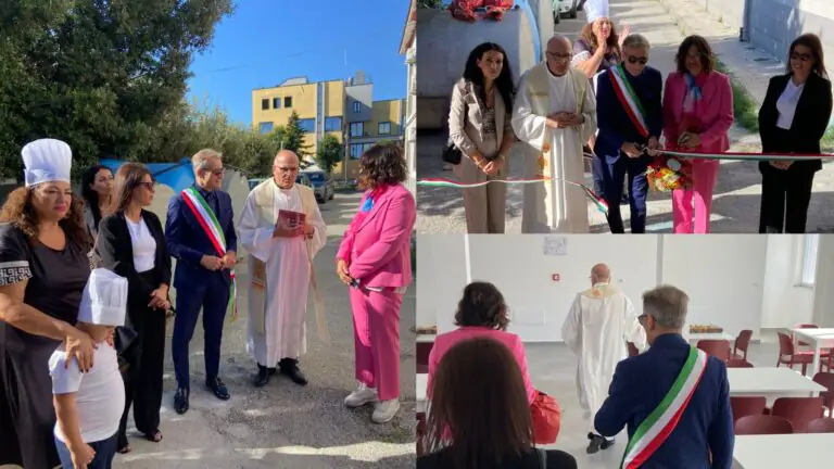 Inaugurata la mensa scolastica alla Foscolo, Ambrosca: “Premiata la nostra capacità di programmazione”