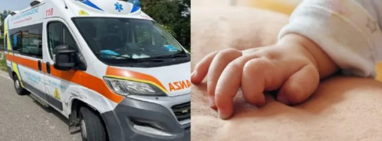 Neonata cade dalle braccia della madre, sul posto ambulanza e carabinieri