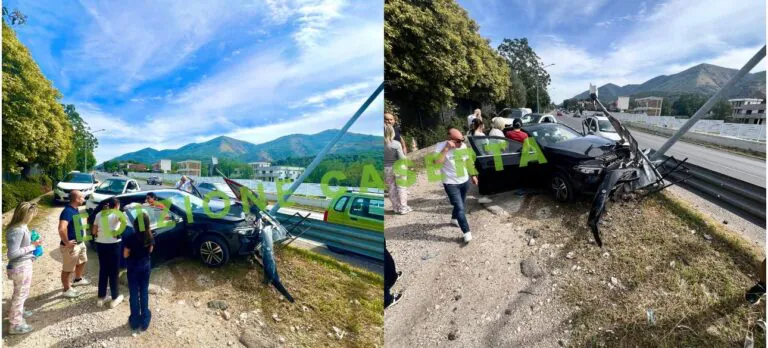 Coppia di fidanzati della valle si schianta con l’auto contro un palo