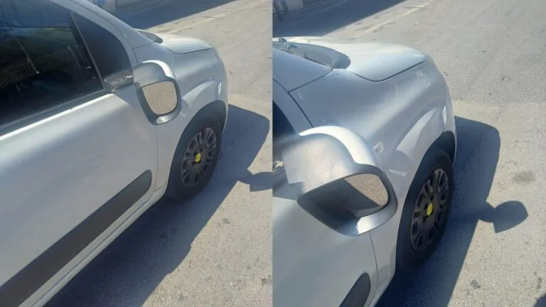 Con l’auto si schianta contro un’altra fuori scuola e scappa