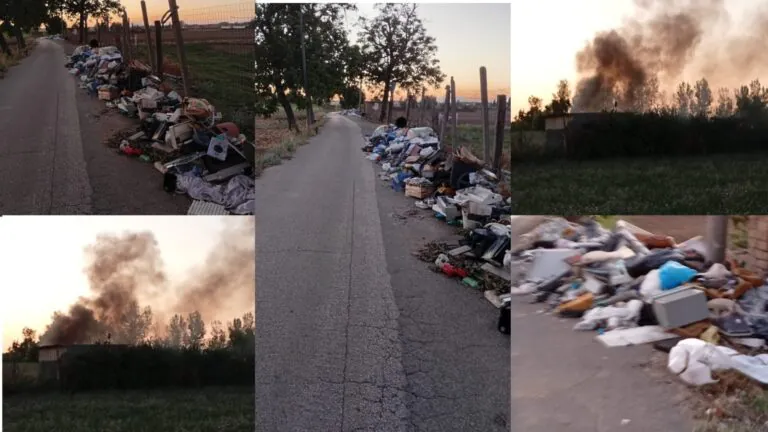 Rifiuti abbandonati in strada: “Rischio per l’ambiente e possibili roghi”
