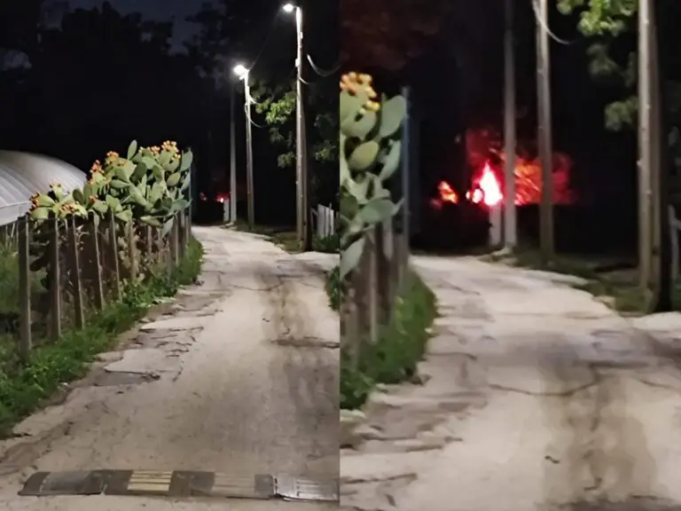Occupa fabbricato e appicca continui roghi tossici