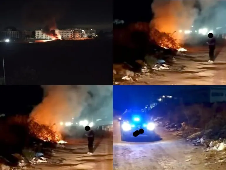 Scoppia rogo, nube di fumo tossico invade l’area
