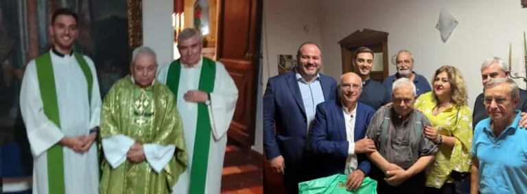 Città in festa per i 56 anni di sacerdozio dello storico parroco