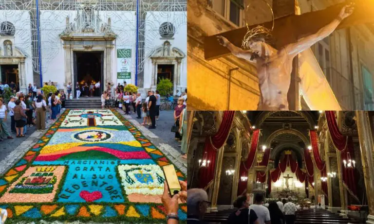 Festa del Crocifisso: infiorata e processione per le strade cittadine