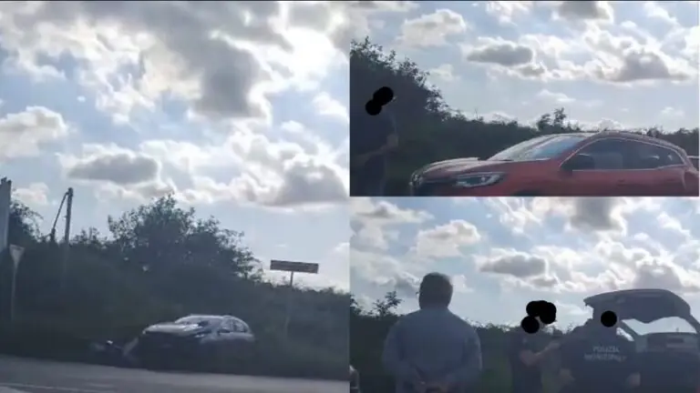 Impatto choc al solito punto: auto finisce fuori strada