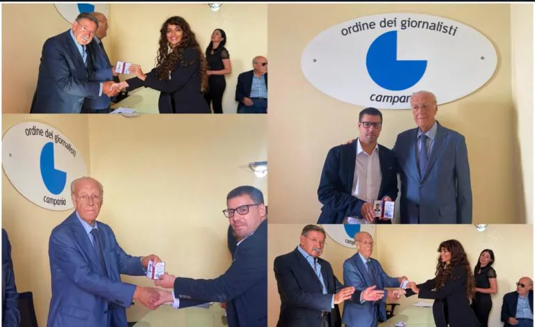 Altri 2 giornalisti iscritti all’Ordine dopo la pratica presso la testata Edizione Caserta