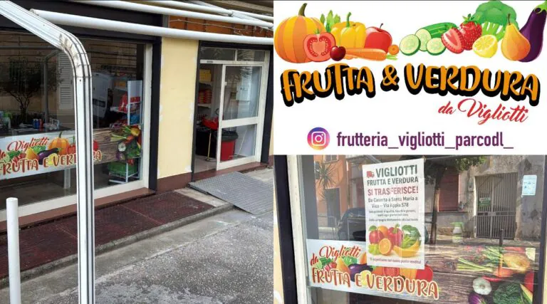 Attesa per l’inaugurazione di una nuova frutteria nella Valle di Suessola