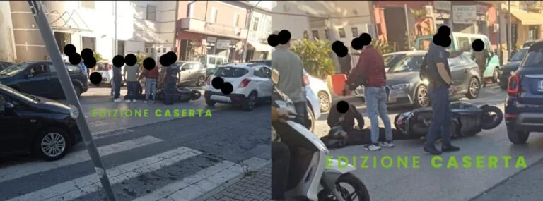 Auto contro scooter sulla Nazionale: ragazza resta a terra